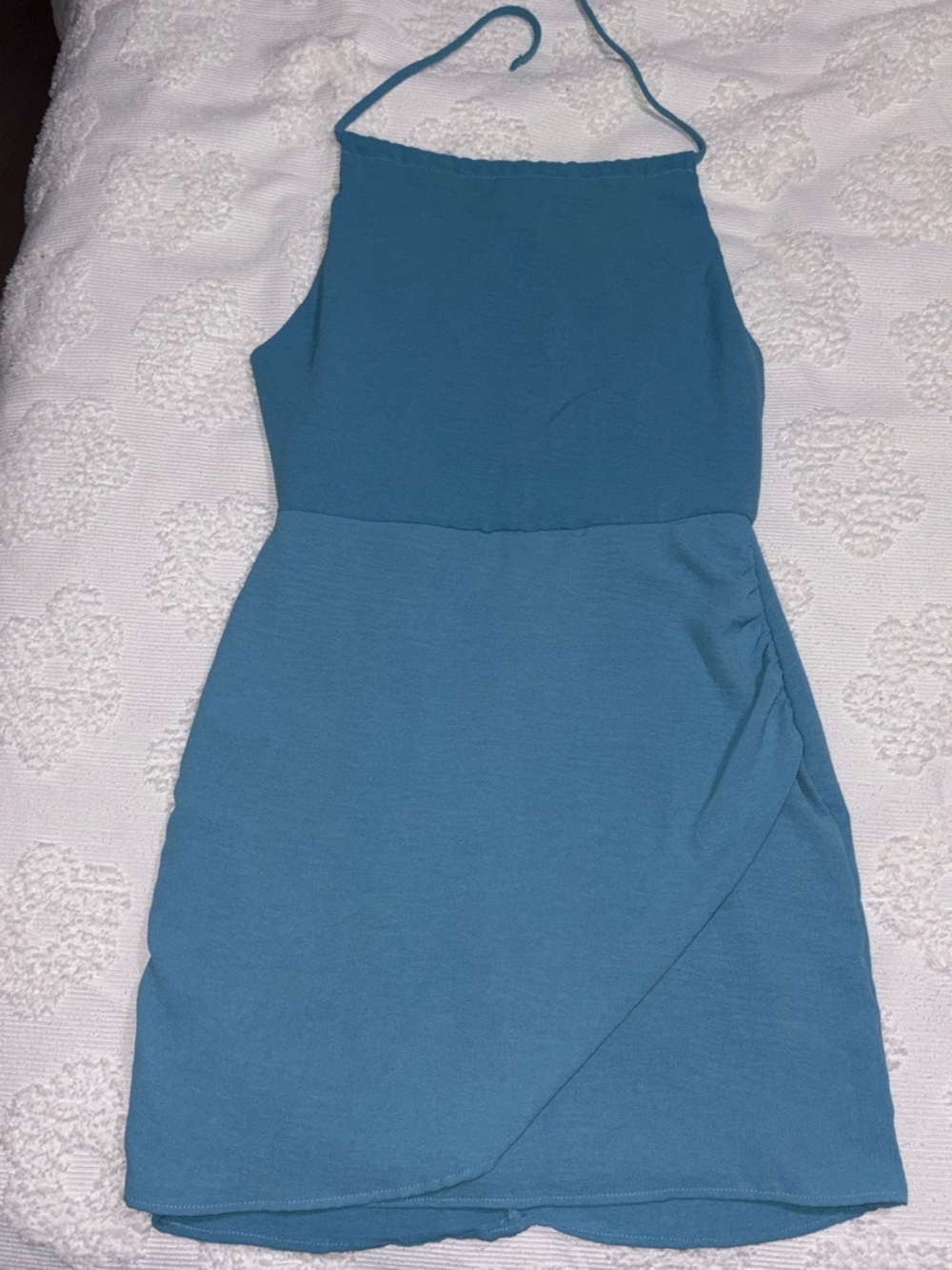 Forever 21 Blue Scoop Neck Top